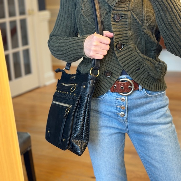 Unionbay Vintage Y2K Braided Crossbody Bag (EUC) - Picture 4 of 12